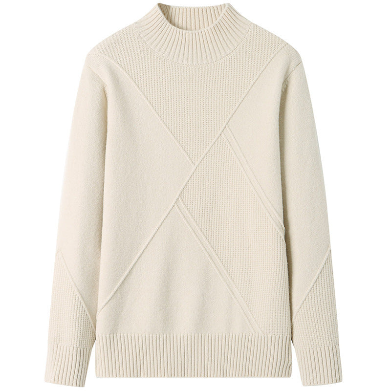 Pull femme | Col roulé, manches longues | Tricot chaud