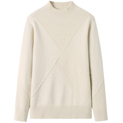 Pull femme | Col roulé, manches longues | Tricot chaud