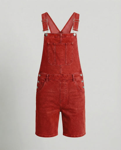 Bermuda Homme Denim à Bretelles | Poches, Été Décontracté