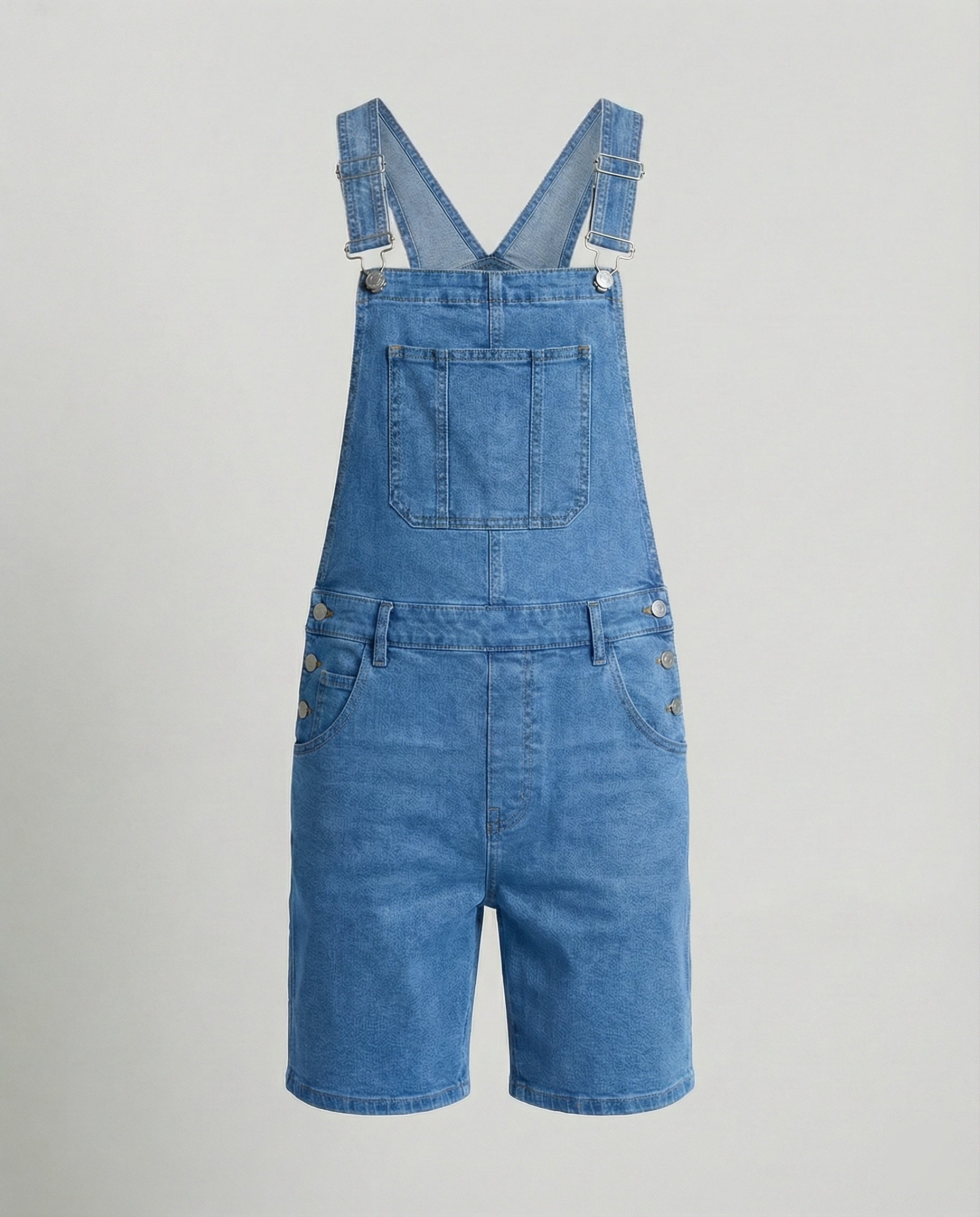 Bermuda Homme Denim à Bretelles | Poches, Été Décontracté