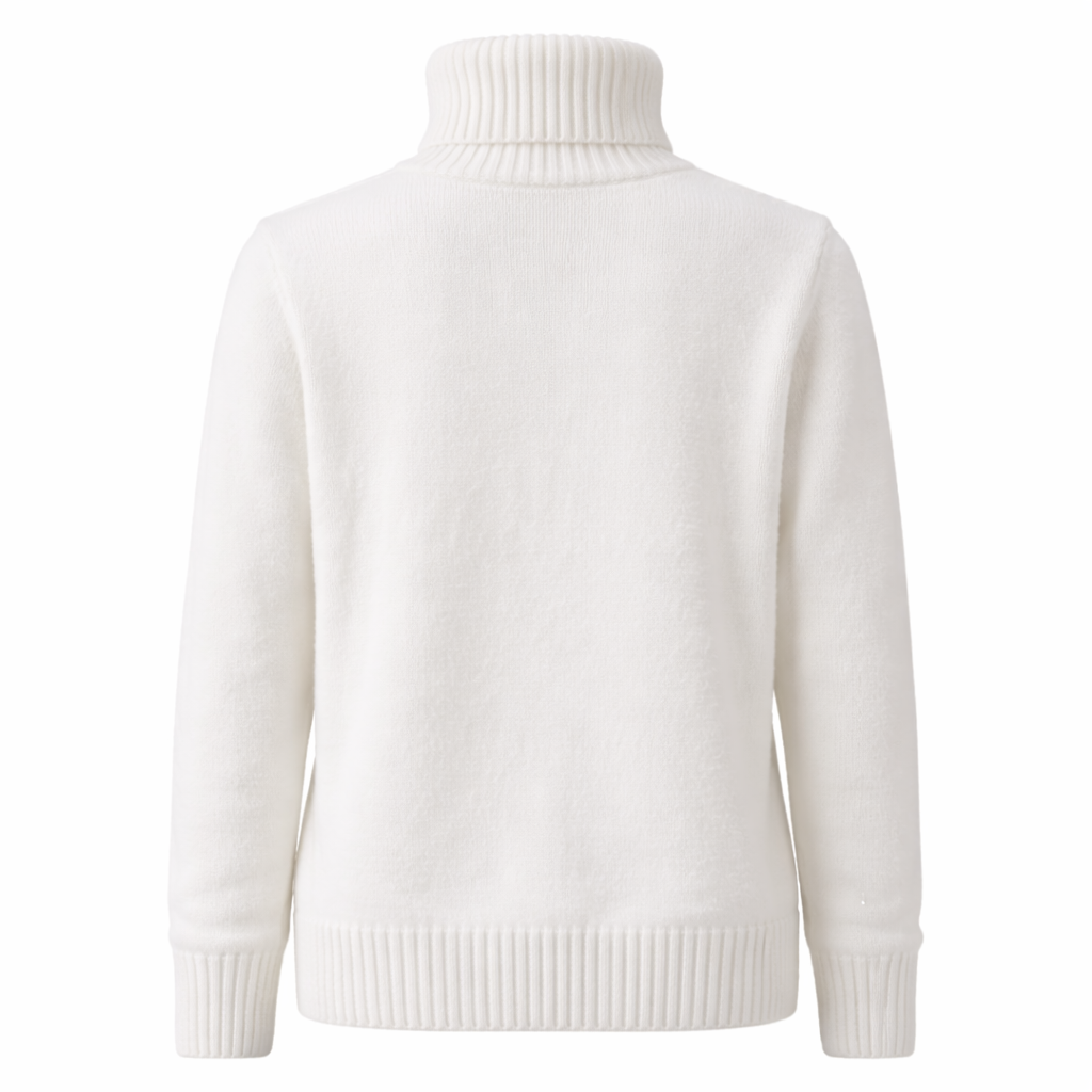 Pull laine épaisse homme - col montant - chaud