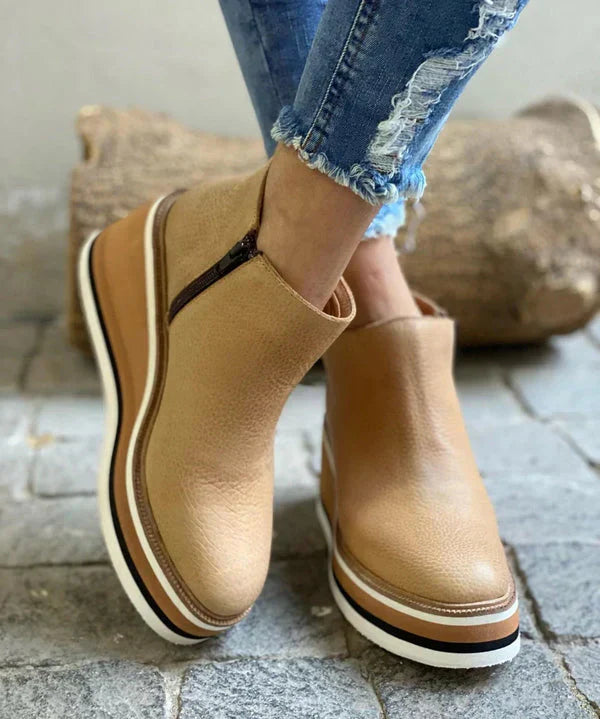 LAVINIA - Bottes en cuir luxe - Élégance féminine-Chaussures-PARIS FEMME