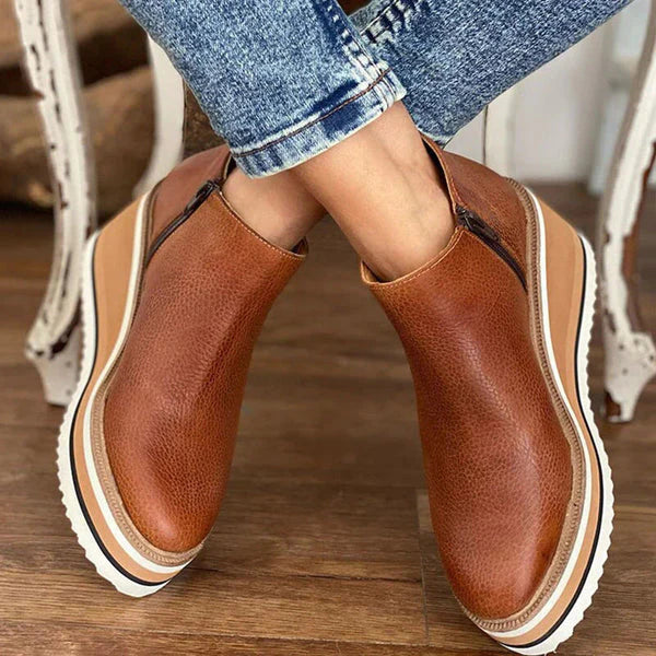 LAVINIA - Bottes en cuir luxe - Élégance féminine-Chaussures-PARIS FEMME