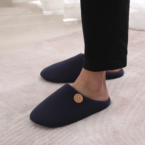 Chaussons femme memory foam antidérapants semelle ergonomique confort
