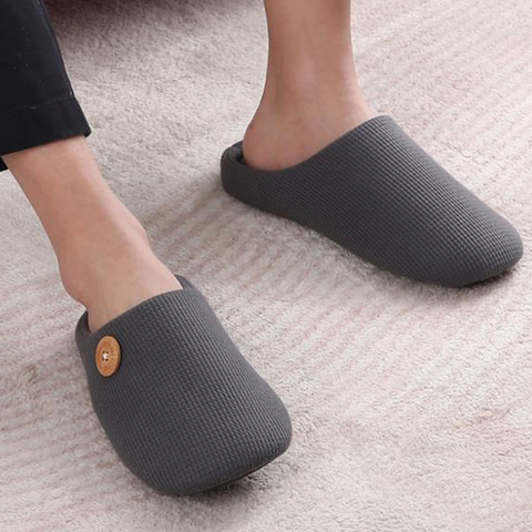 Chaussons femme memory foam antidérapants semelle ergonomique confort