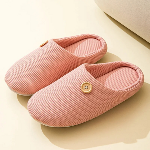Chaussons femme memory foam antidérapants semelle ergonomique confort