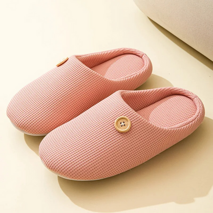 Chaussons femme memory foam antidérapants semelle ergonomique confort