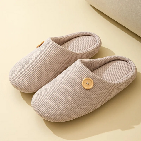 Chaussons femme memory foam antidérapants semelle ergonomique confort