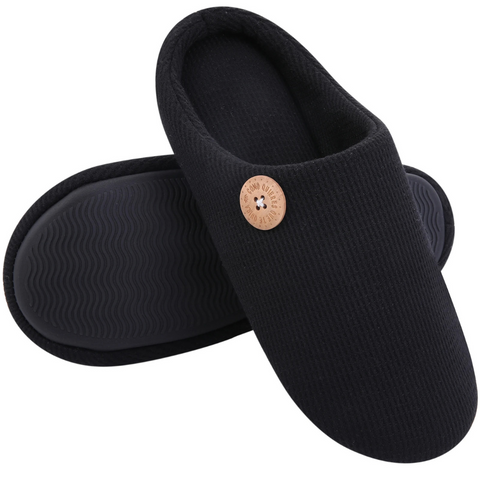 Chaussons femme memory foam antidérapants semelle ergonomique confort