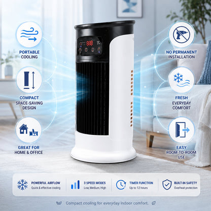 Climatiseur Portatif | Compact, Refroidissement Intérieur