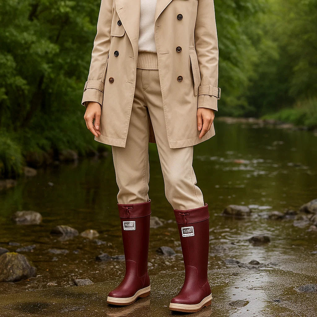 Bottes de pluie imperméables en caoutchouc