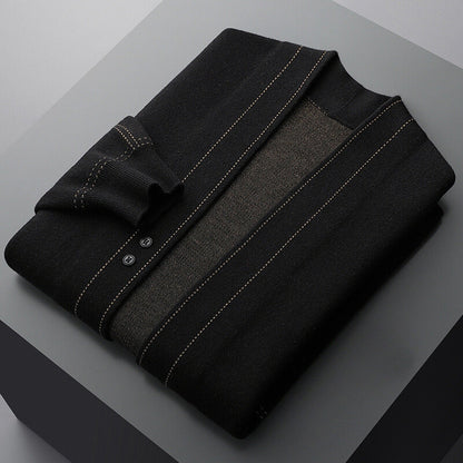 Cardigan homme | Laine chaude et douce | Boutonné, style classique