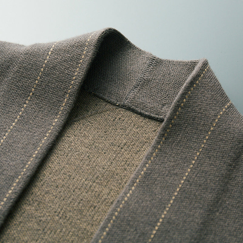 Cardigan homme | Laine chaude et douce | Boutonné, style classique