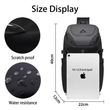 Sac antivol | Bandoulière crossbody imperméable avec port USB