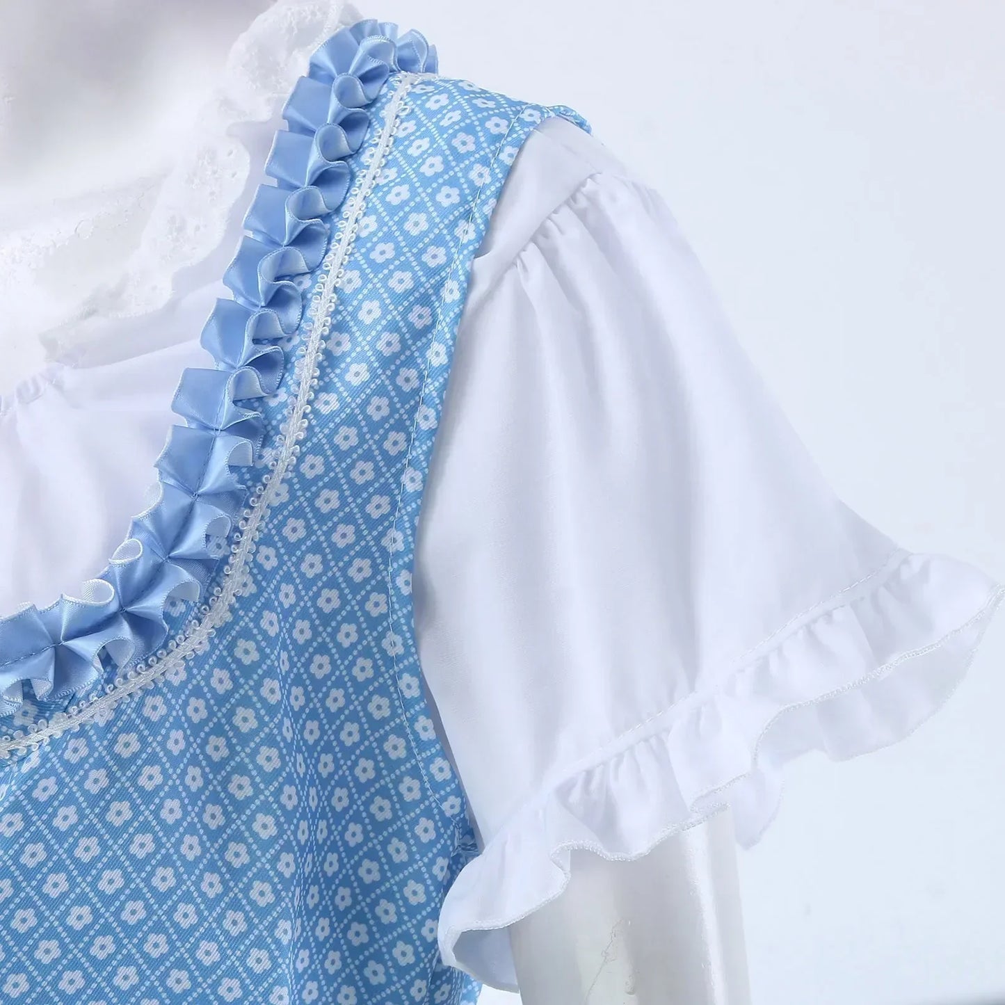 Dirndl Kleid Damen - Leichter Stoff - Trachtenkleid Oktoberfest - Festlicher Komfort