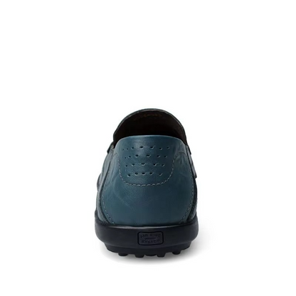 Mocassins cuir véritable homme slip-on style italien respirant