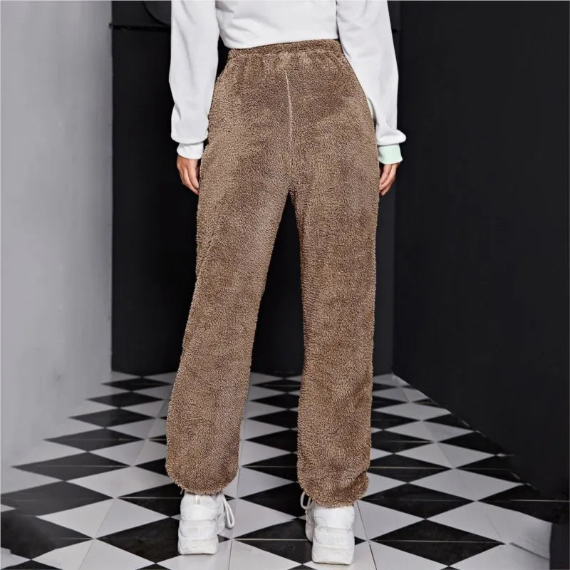 Pantalon velours femme taille régulière