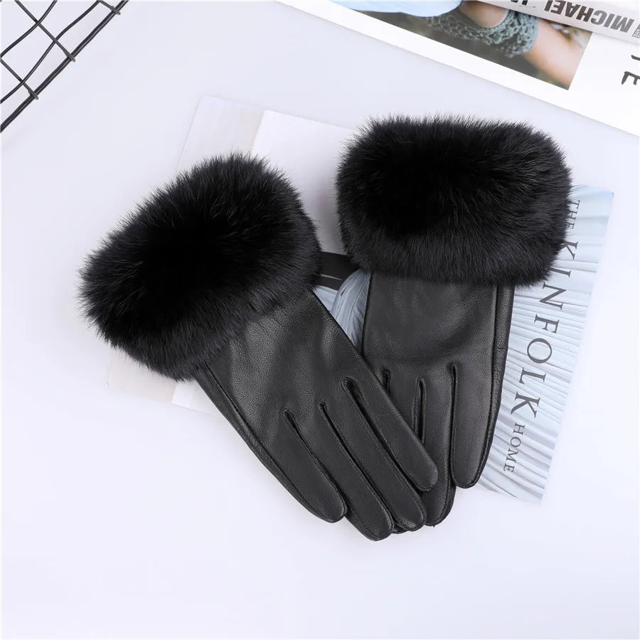 Einfarbiges Schwarz / L Handfläche 19cm (7.5 in)