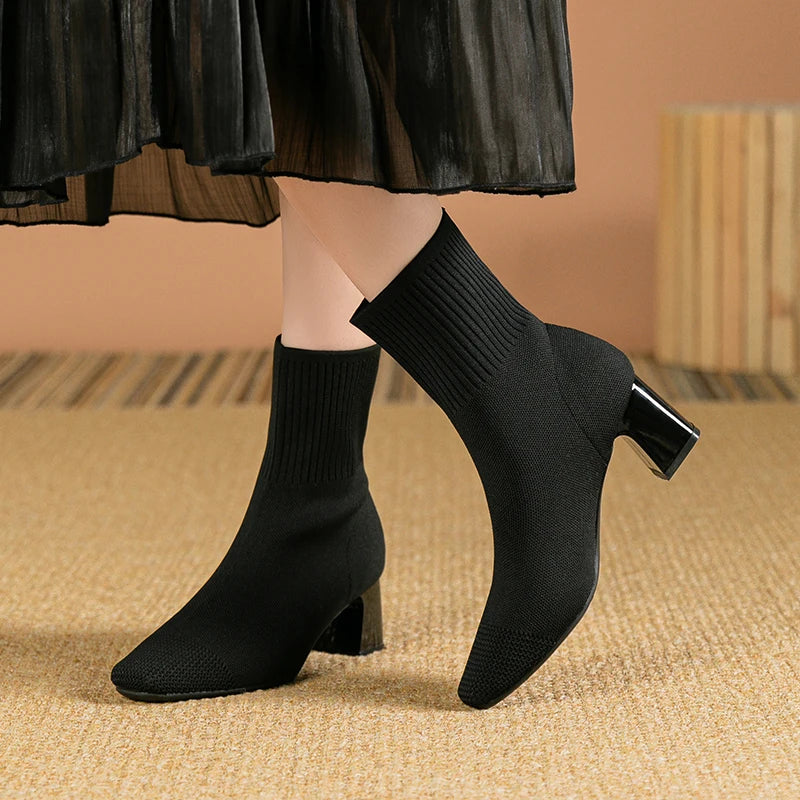 Bottines Modernes Tendance - Confort - Élégance-Chaussures-PARIS FEMME