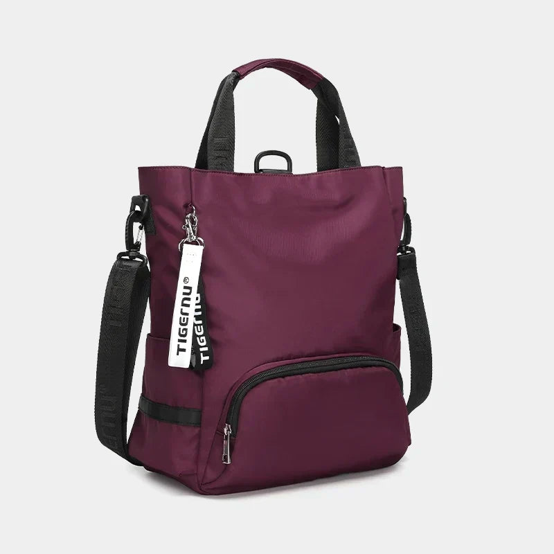Cartable Sac à Dos pour Femme | 3-En-1 Convertible | Capacité 12L
