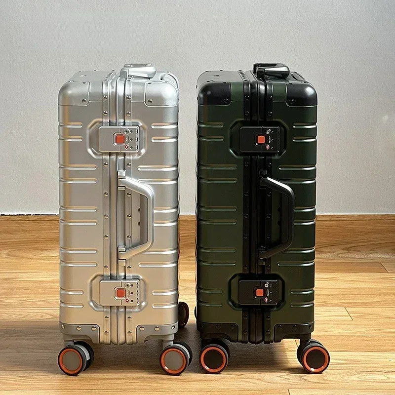 Valise aluminium-magnésium | Serrure TSA | Roues 360°