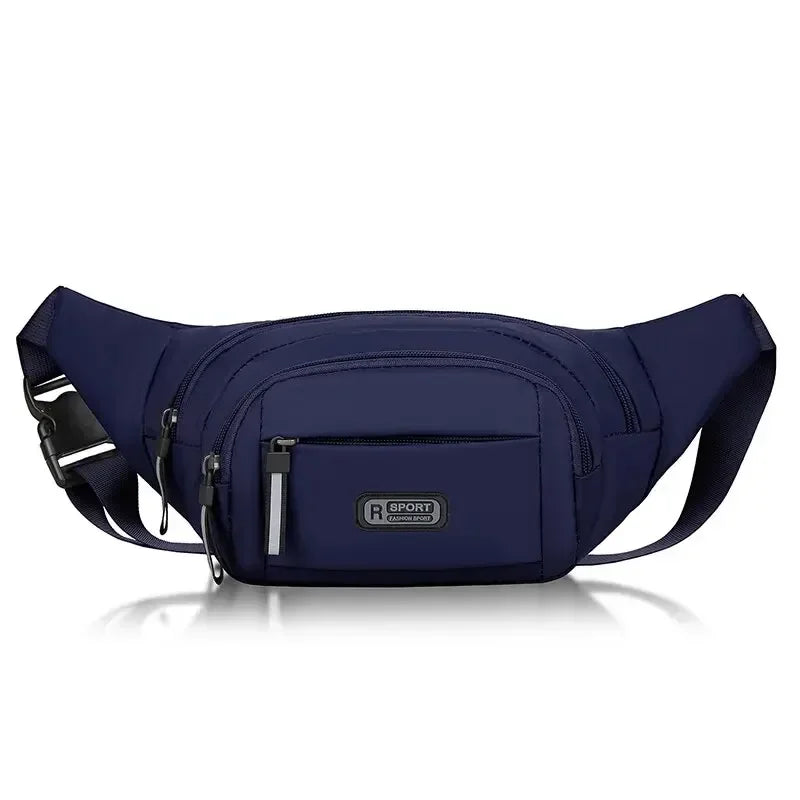 Sac de taille anti-vol | Toile, ultra-fin | Homme sport plein air