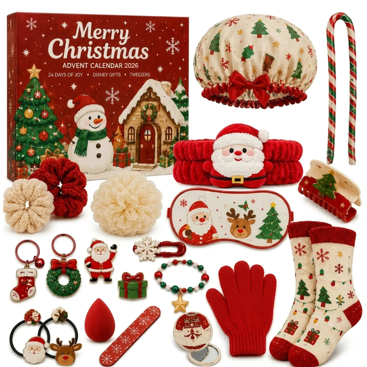 Calendrier de l'avent fille 2026 24 jours kit création bijoux