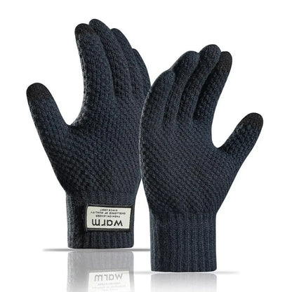 Gants hiver femme maille tactile doublure polaire thermiques