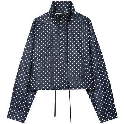 Veste de Bombarde Femme | Oversize à Pois, Manches Longues