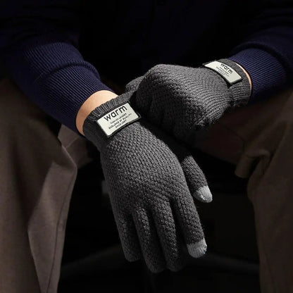 Gants hiver femme maille tactile doublure polaire thermiques
