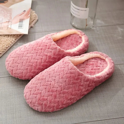 Chaussons femme moelleux antidérapants intérieur automne hiver