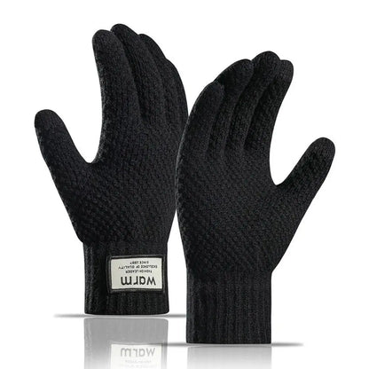 Gants hiver femme maille tactile doublure polaire thermiques