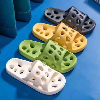 Chaussons femme homme antidérapants intérieur ajourés unisexe
