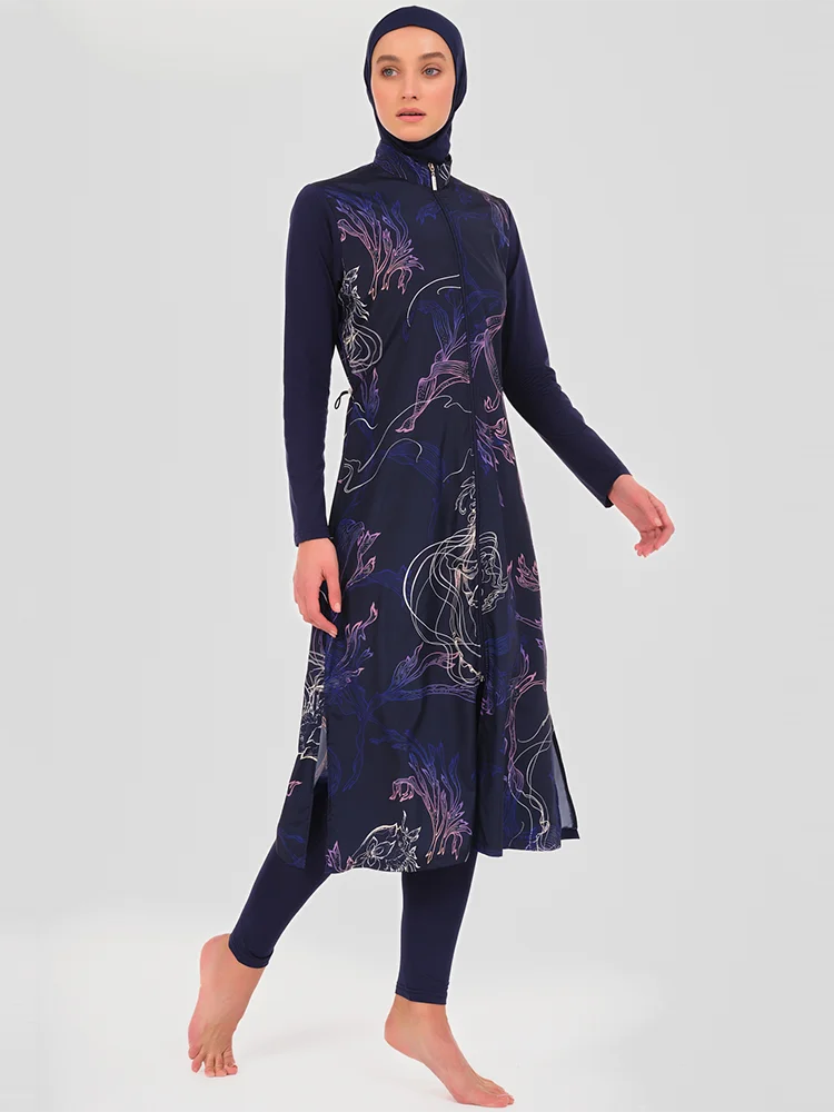 Burkini Modeste 3PCS - Maillot de Bain Femme Imperméable-Burkini-PARIS FEMME