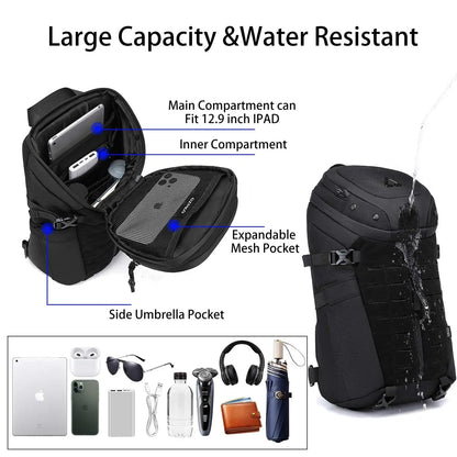 Sac antivol | Bandoulière crossbody imperméable avec port USB