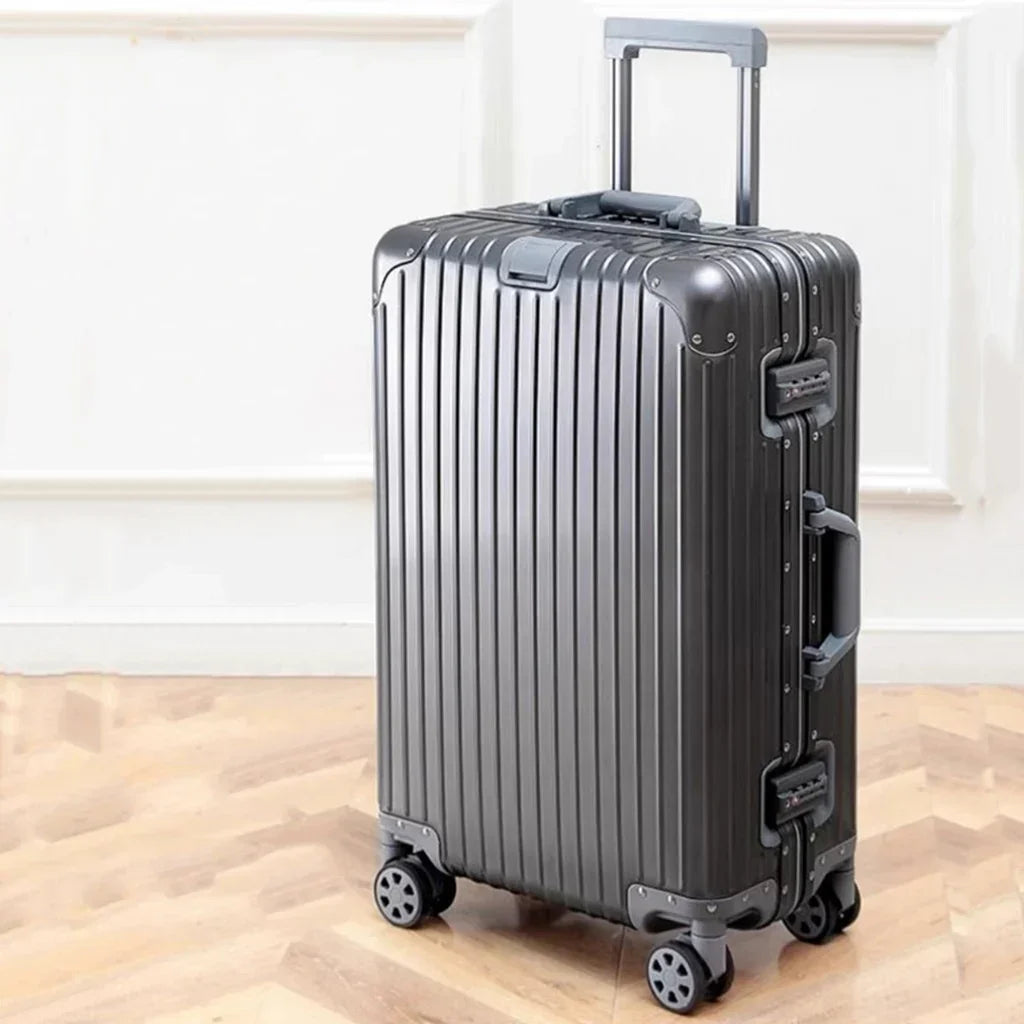 Valise aluminium-magnésium | Coque rigide, serrure TSA