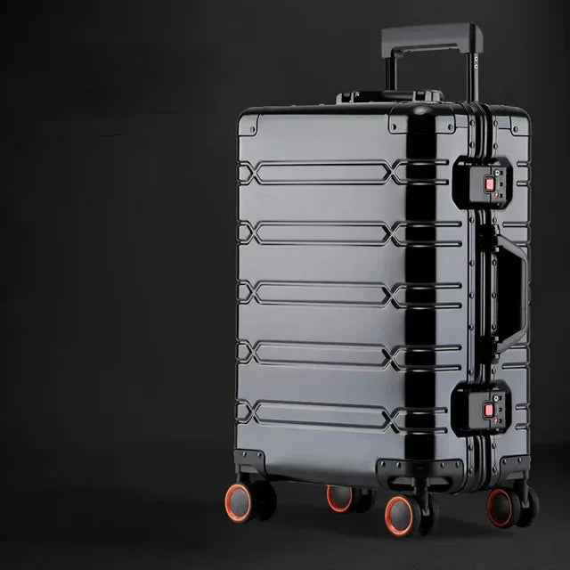 Valise aluminium-magnésium | Serrure TSA | Roues 360°