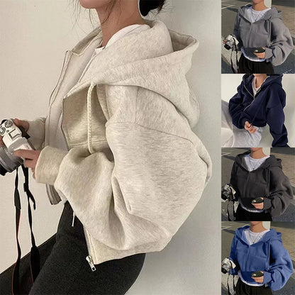 Sweat à capuche femme | Doublure polaire chaude, Coupe décontractée et fine