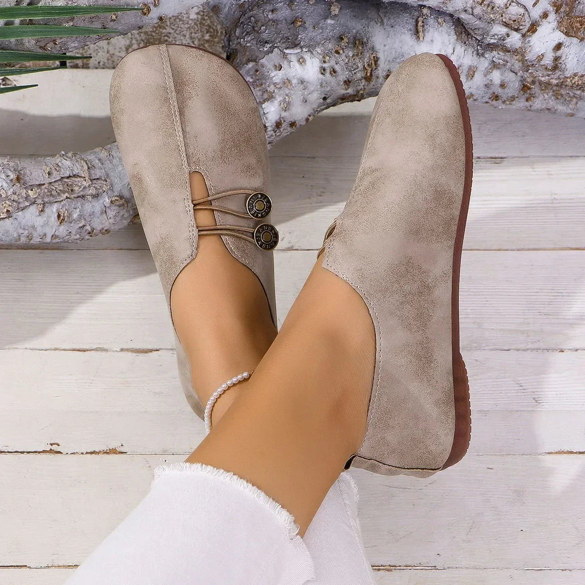 Chaussures Cuir Barefoot Design SERRA™️ - Confort - Élégance-Chaussures-PARIS FEMME