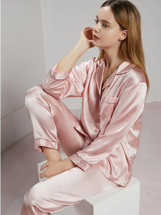 Elise - Pyjama soie femme - Ensemble luxe 2 pièces