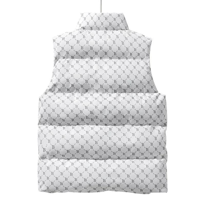 Doudoune sans manches homme hiver avec doublure coton épaisse