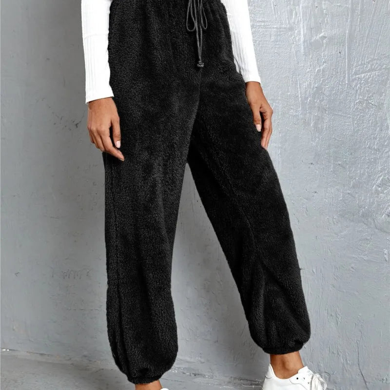 Pantalon velours femme taille régulière