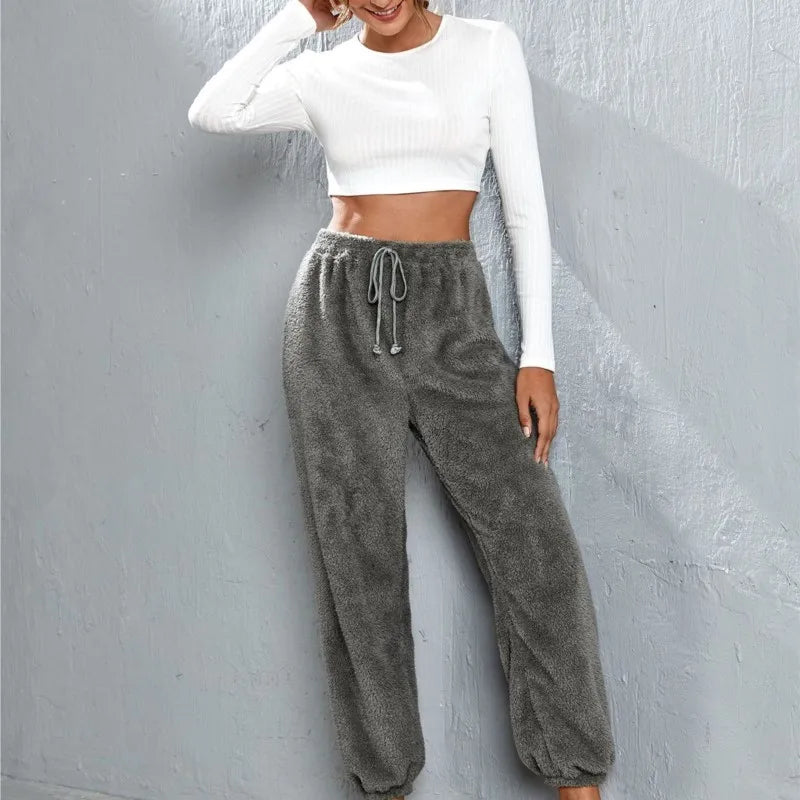 Pantalon velours femme taille régulière