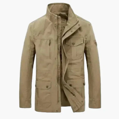 Veste de Transition | Col Haut et Poches | Homme Casual