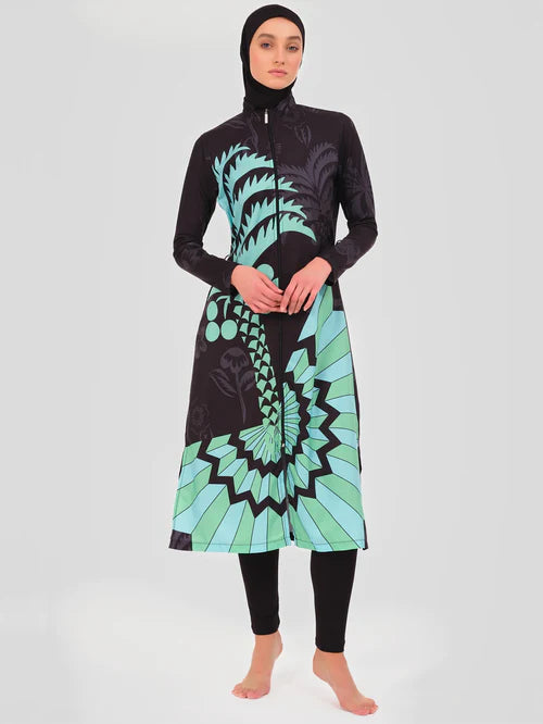 Burkini Modeste 3PCS - Maillot de Bain Femme Imperméable-Burkini-PARIS FEMME