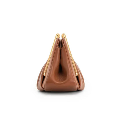 Pochette Femme | Silhouette Pliée, Poignée Doré