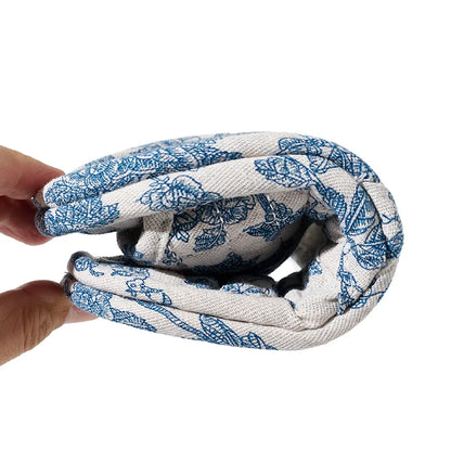 Chaussons femme coton floral antidérapants légers pour intérieur