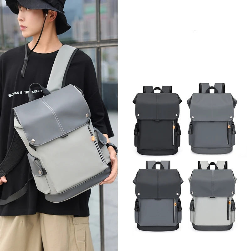 Sac à dos ordinateur imperméable USB homme grande capacité avec compartiment ordinateur