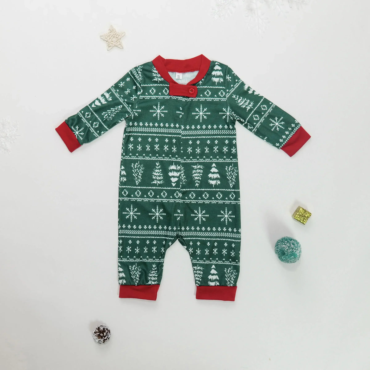 Pyjama Noël famille 2 pièces imprimé all over maman papa enfant bébé