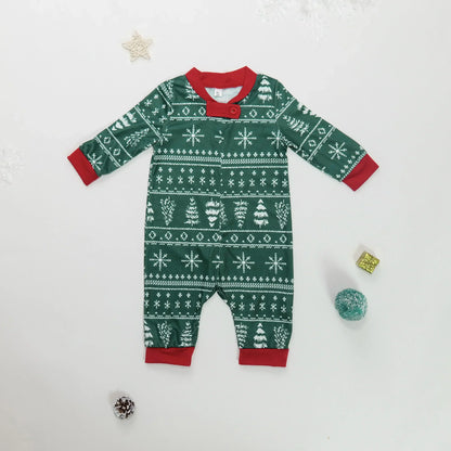 Pyjama Noël famille 2 pièces imprimé all over maman papa enfant bébé